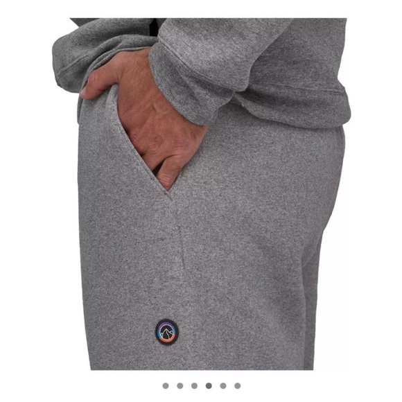 Patagonia Men's Small Icon Uprisal Sweatpants Pants Joggers Heather Grey NWT - Picture 12 of 14